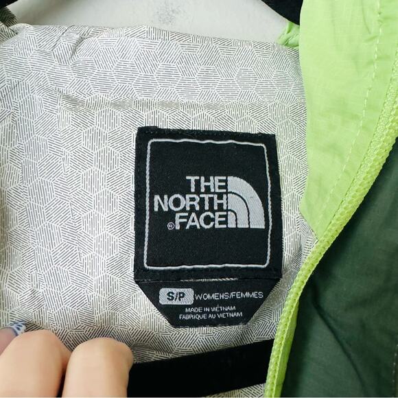 The north face Venture jacket zip up Budding Green wind breaker rain jacket S - Picture 9 of 12